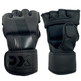 ProTech X-tra Handschutz, schwarz-schwarz PU, MMA Grappling