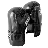 Handschutz Pointfighting Open Hands glänzend schwarz
