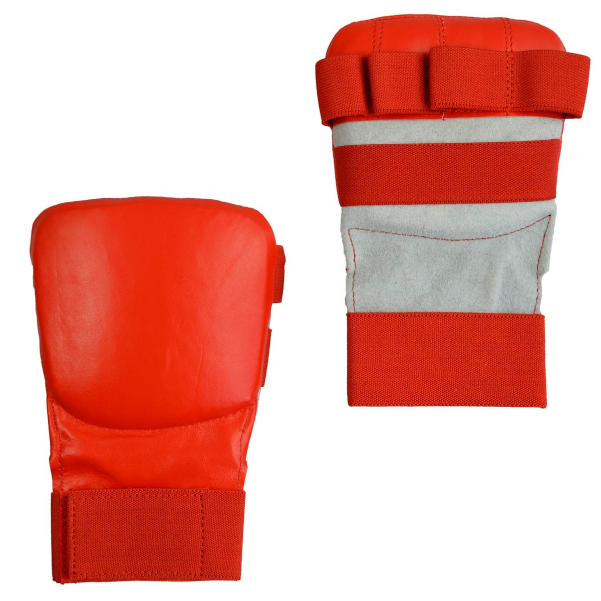 Faustschützer Hand-Mitt flach - aus Echtleder - Karate, JuJutsu, Wing Tsun