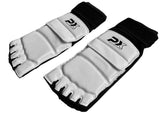 Taekwondo Fußschutz Spannbandage weiß