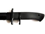 Gummimesser Commando schwarz 30 cm - SV Waffenabwehr Training