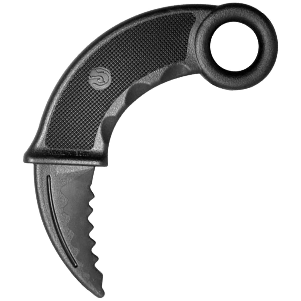 Gummimesser Karambit schwarz 17 cm - SV Waffenabwehr Training