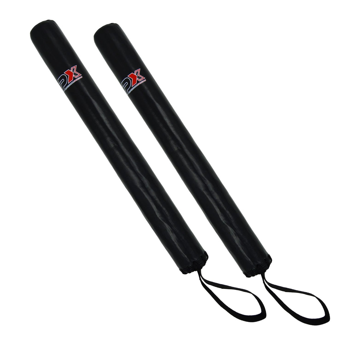 Box Sticks für Schlagtraining schwarz - aus Kunstleder - Kickboxen, Thaiboxen (Paar)