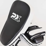 PX Pratzen extra lang - Leder schwarz-weiß Handpratzen (Paar)