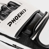 PX Pratzen extra lang - Leder schwarz-weiß Handpratzen (Paar)