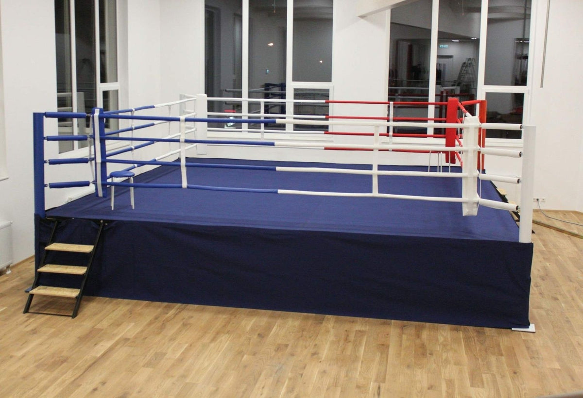 Hochring/Podestring, außen . 6,50 x 6,50 m - aus Stahl - Kickboxen, Thaiboxen