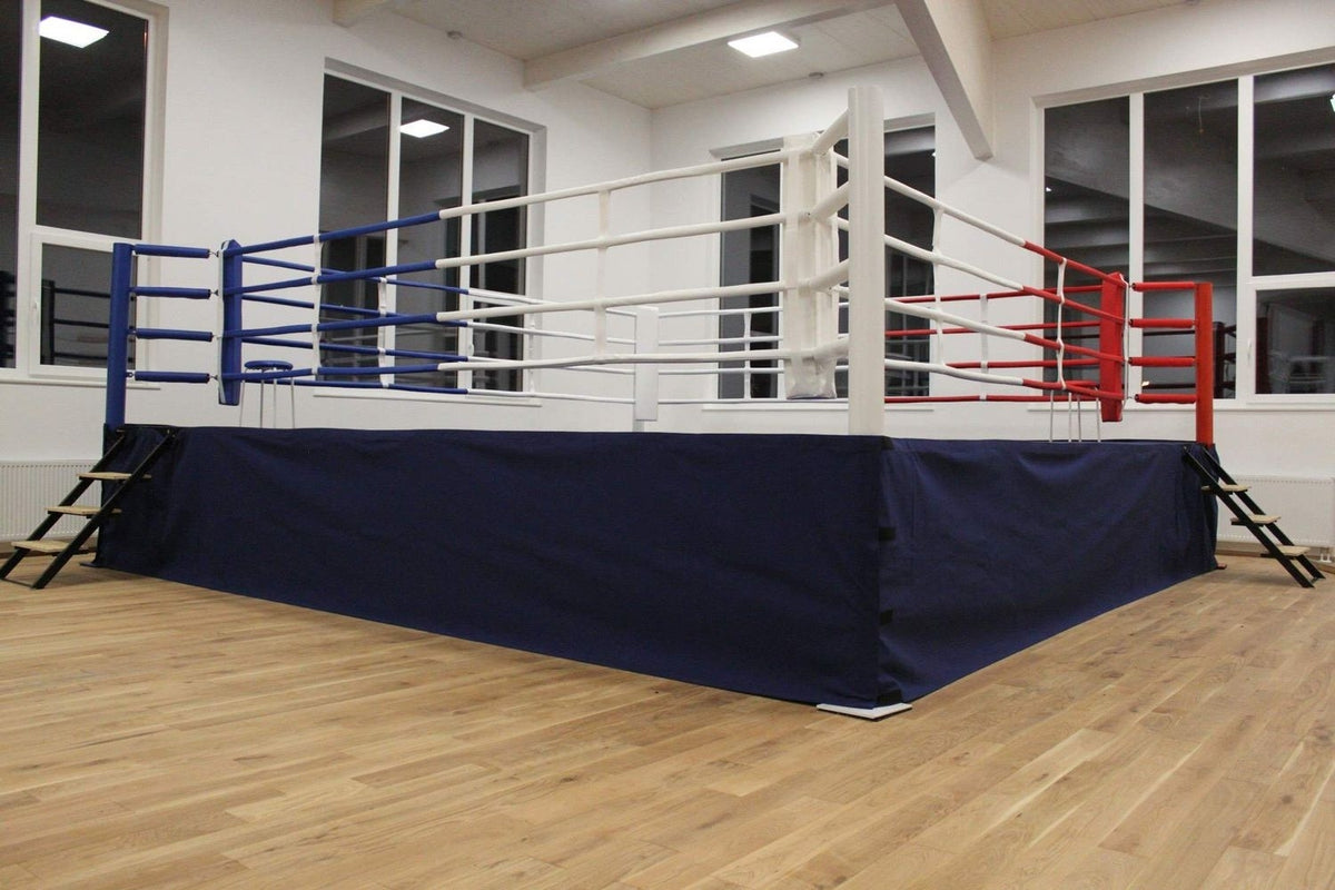 Hochring/Podestring, außen . 6,50 x 6,50 m - aus Stahl - Kickboxen, Thaiboxen