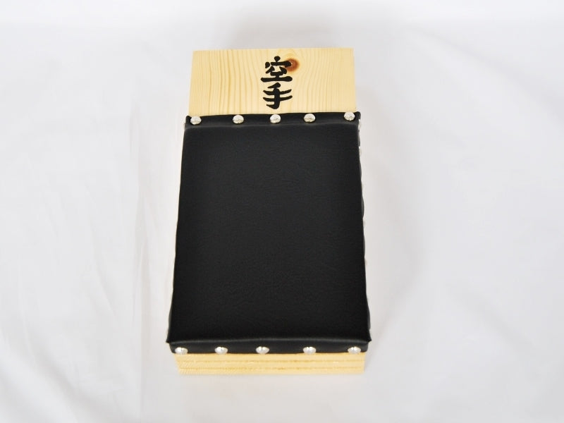 Wandmakiwara schwarz 28 x 15 cm - Kunstleder