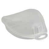 Zahnschutz Transportbox transparent, mit Aufhängehaken
