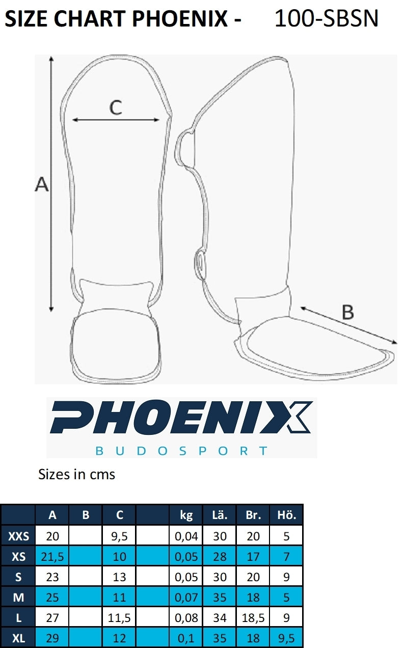PX Schienbeinschoner COMFORT schwarz - Stretch Stoff - ergonomische Passform