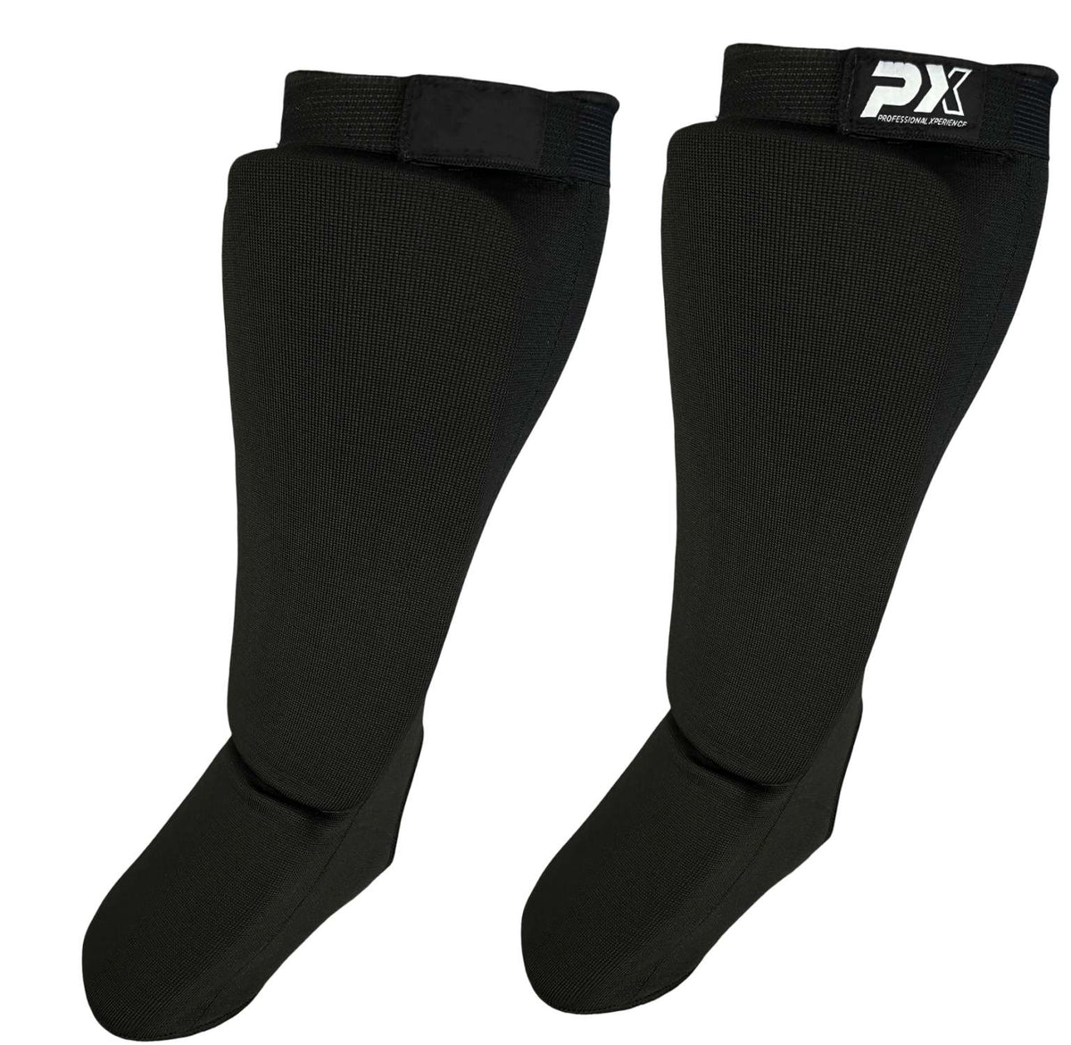 Schienbein-Spannschoner schwarz - Stretch-Material mit Schutzpolsterung