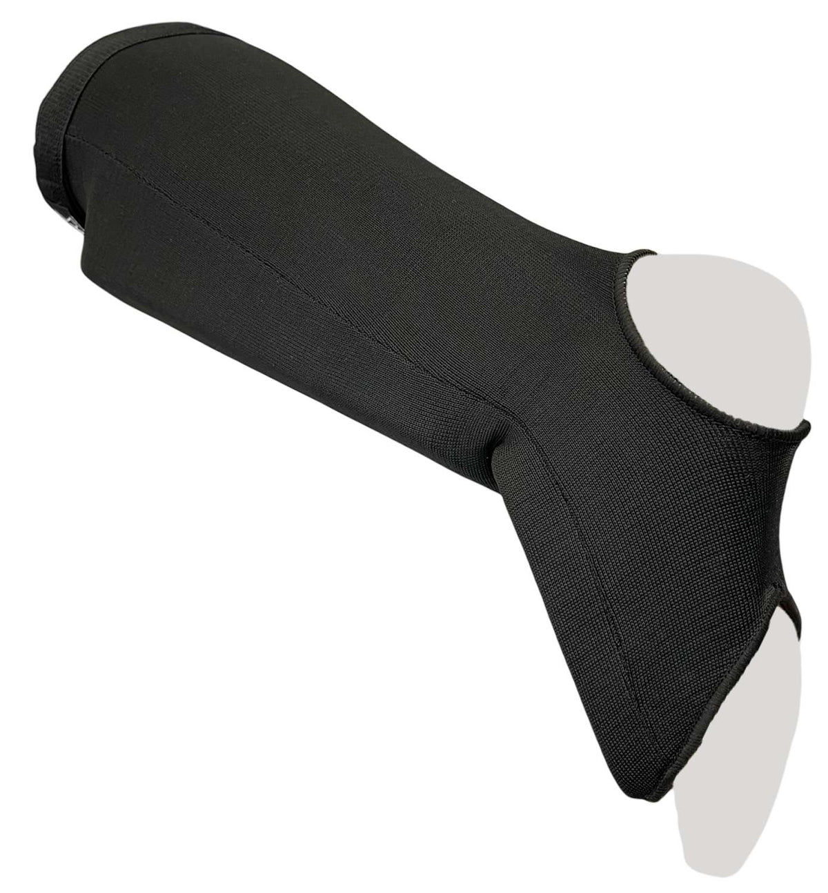 Schienbein-Spannschoner schwarz - Stretch-Material mit Schutzpolsterung
