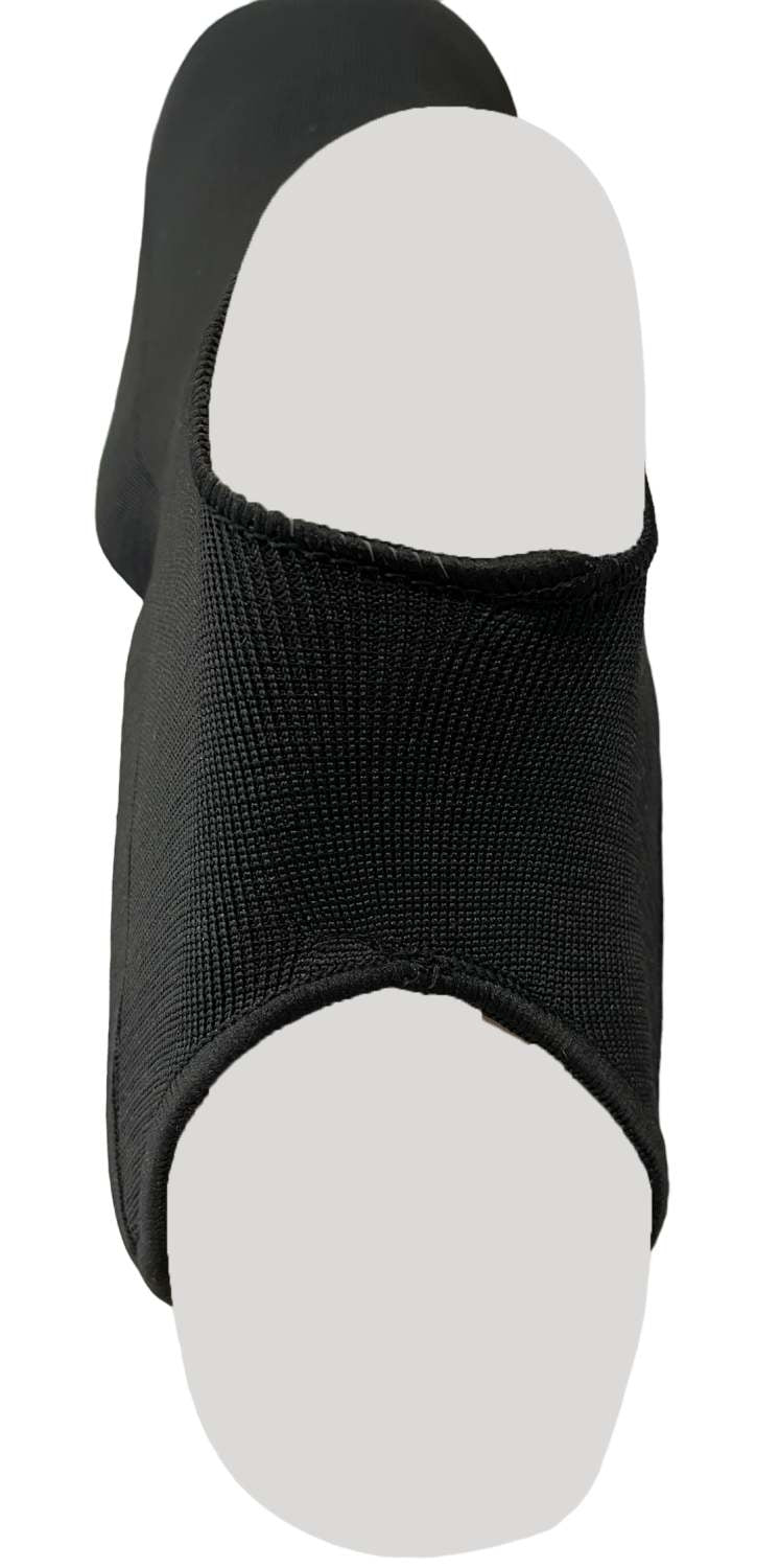 Schienbein-Spannschoner schwarz - Stretch-Material mit Schutzpolsterung