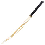 Samurai Katana Shinai-Stil 118 cm - Bambus Klinge, schwarzer Griff
