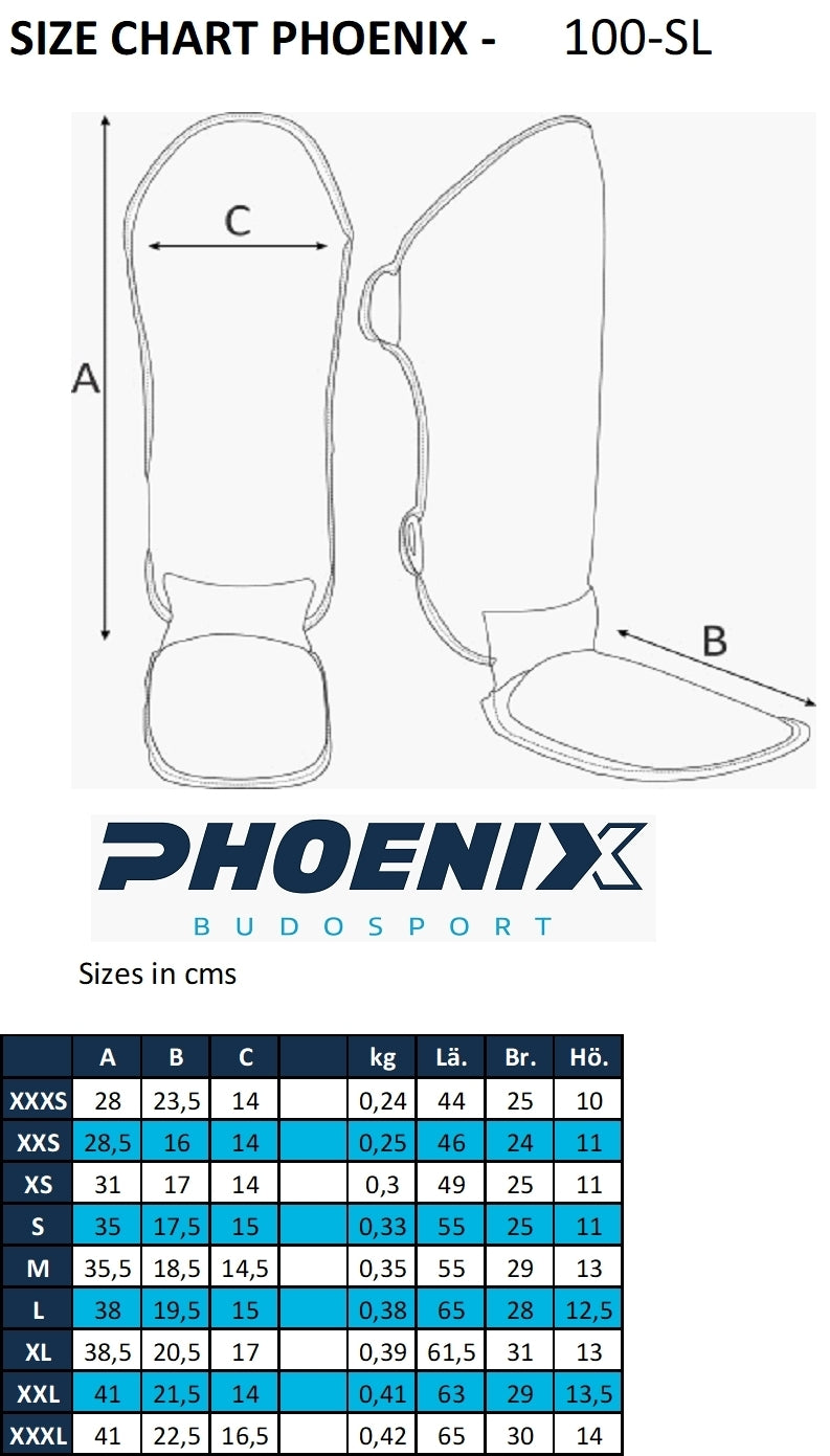 PX Schienbein-Spannschutz FIGHT PRO Kunstleder ergonomische Passform – mit Klettverschluss