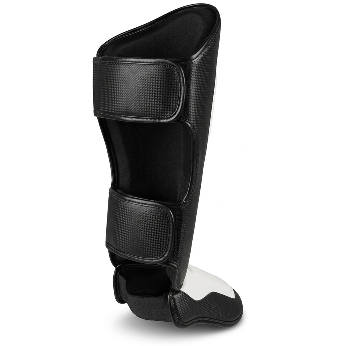 PX Schienbein-Spannschutz FIGHT PRO Kunstleder schwarz-weiß