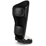 PX Schienbein-Spannschutz FIGHT PRO Kunstleder schwarz-weiß