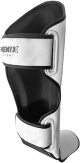 PX Schienbein-Spannschutz FIGHT PRO Kunstleder ergonomische Passform – mit Klettverschluss