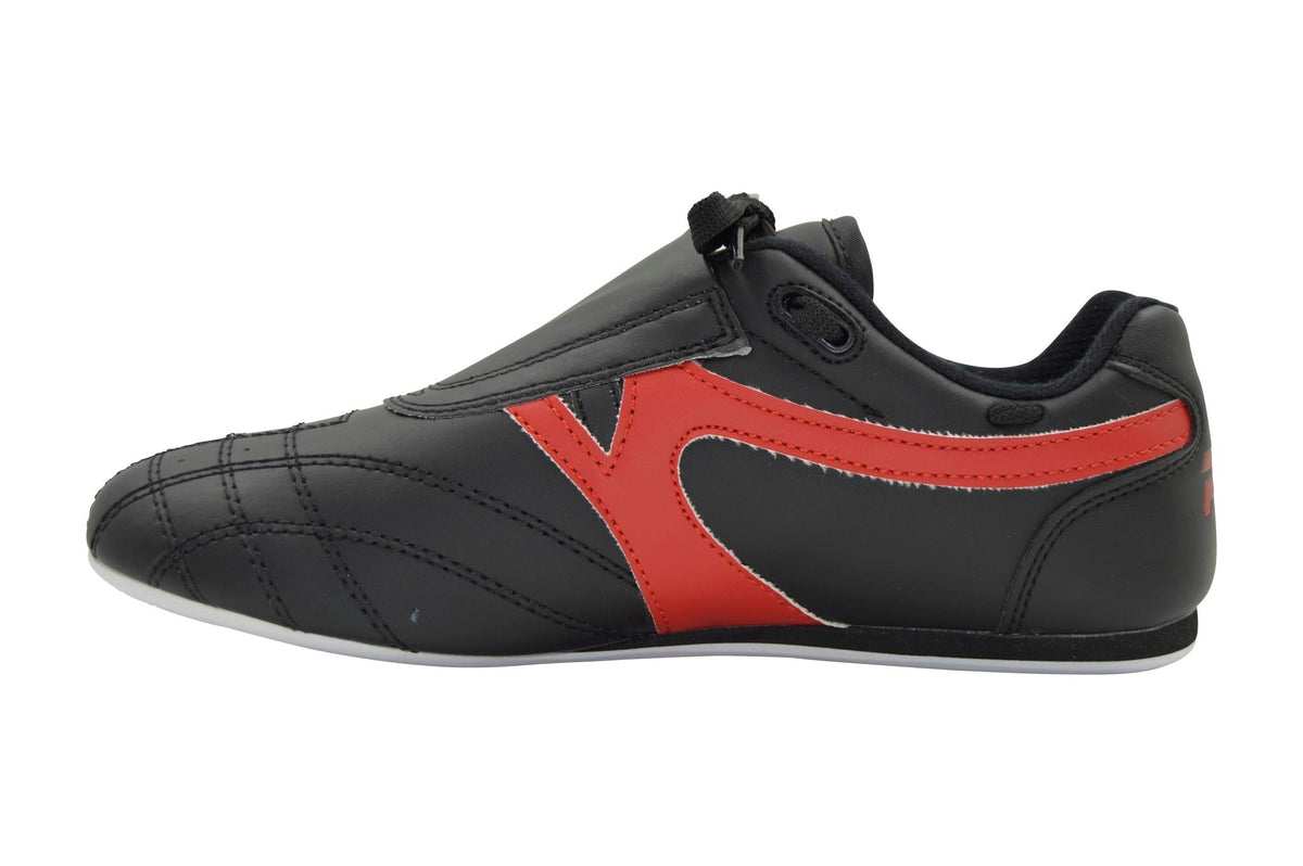 Kampfsportschuhe ALLROUND PU schwarz - Kunstleder - mit Kunststoffsohle