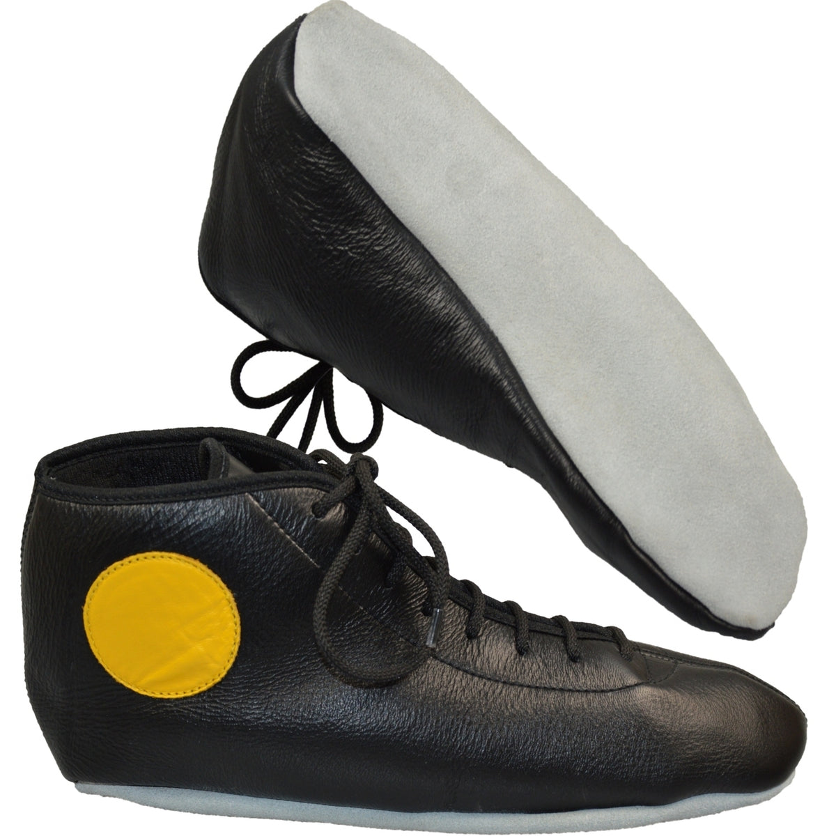 Mattenschuhe schwarz - Echtleder