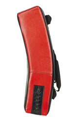 PX Schlagpolster Strike Gekrümmt - Mit 4 Griffen - 60 x 35 x 15 cm - Kunstleder rot-schwarz