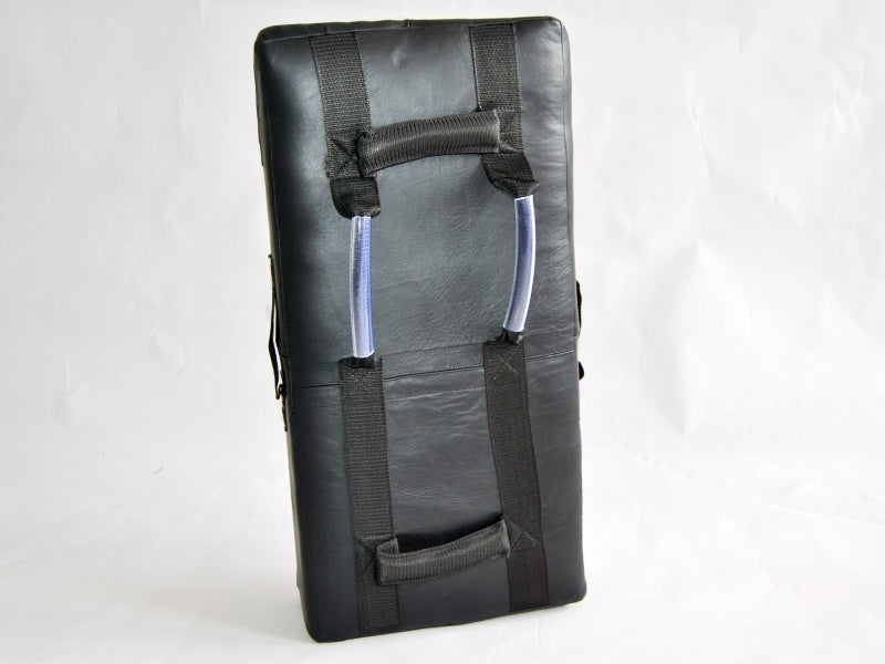 Schlagpolster XXL schwarz 75 x 37 x 15 cm - Leder - mit Griffen