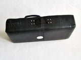 Schlagpolster XXL schwarz 75 x 37 x 15 cm - Leder - mit Griffen
