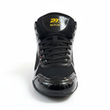 LEGACY Boxschuhe schwarz - Kunstleder-Mesh - mit profilierter Gummisohle