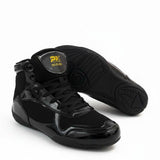 LEGACY Boxschuhe schwarz - Kunstleder-Mesh - mit profilierter Gummisohle