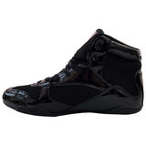 LEGACY Boxschuhe schwarz - Kunstleder-Mesh - mit profilierter Gummisohle