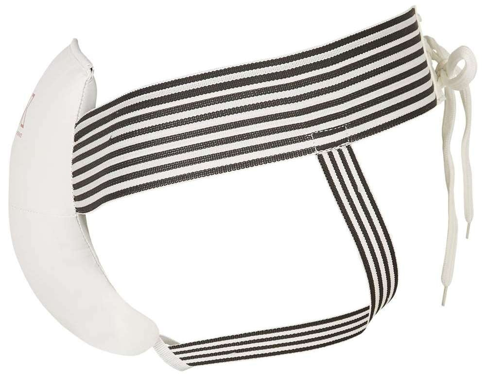Herren-Tiefschutz PRO PU schwarz ergonomische Passform – mit Klettverschluss