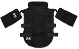 Trainingsweste für Stockkampf schwarz - aus Vinyl - Kobudo, Selbstverteidigung
