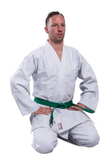 Judoanzug Takachi Kyoto Gi 550 g weiß - Baumwolle - mit Gummibund und Knieverstärkung