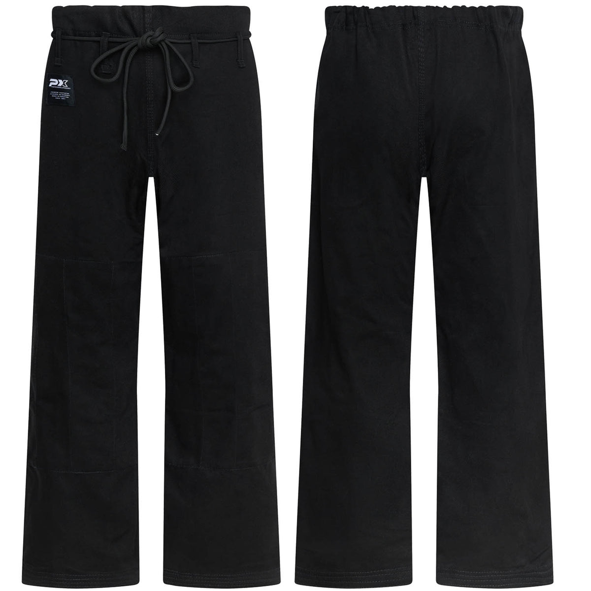 BJJ Anzug Legacy schwarz - Brazilian Jiu Jitsu - Hose mit Schürbund, vorgewaschen