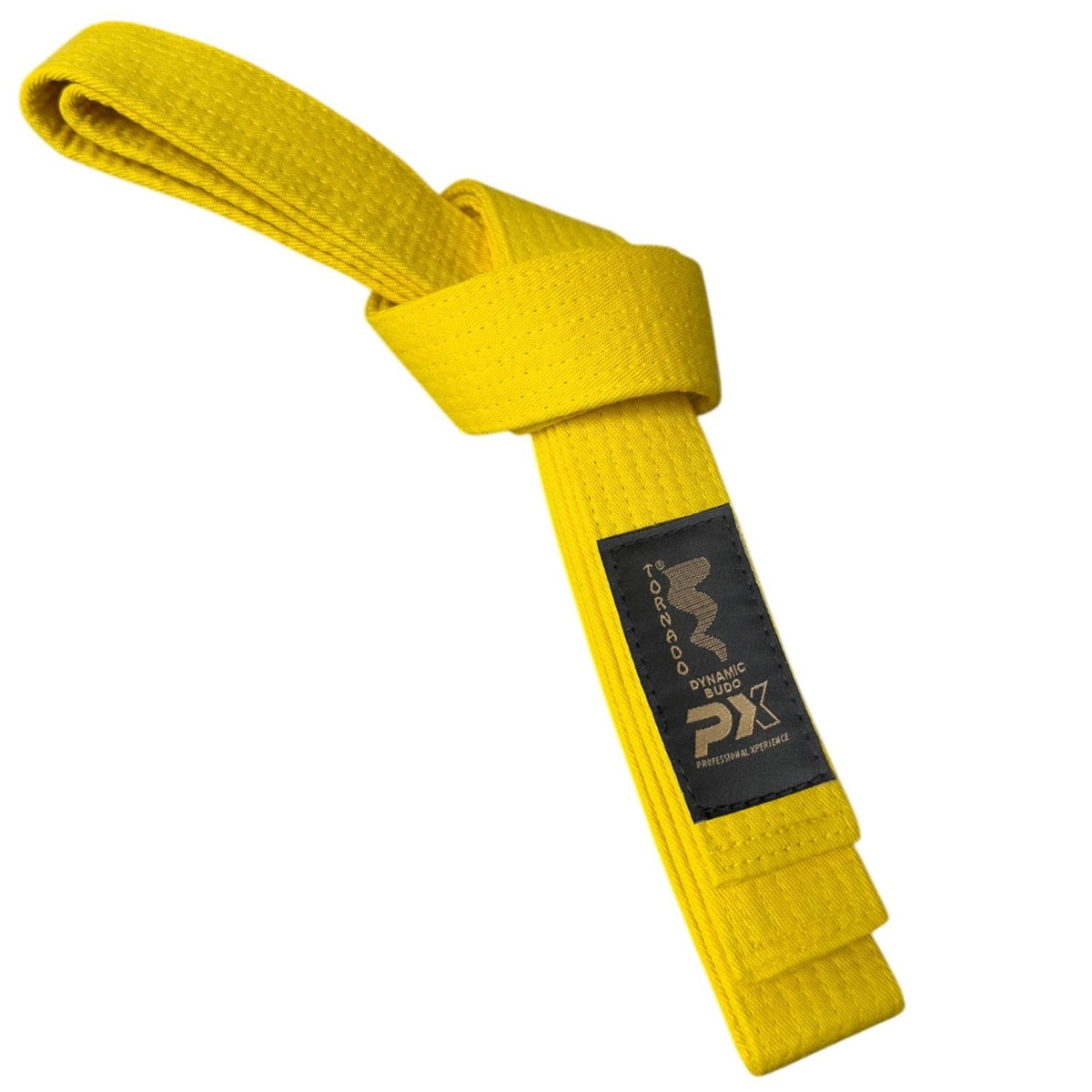 Kampfsportgürtel Gelb - Budogürtel 4 cm breit, 200 bis 330 cm 8-fach gesteppt