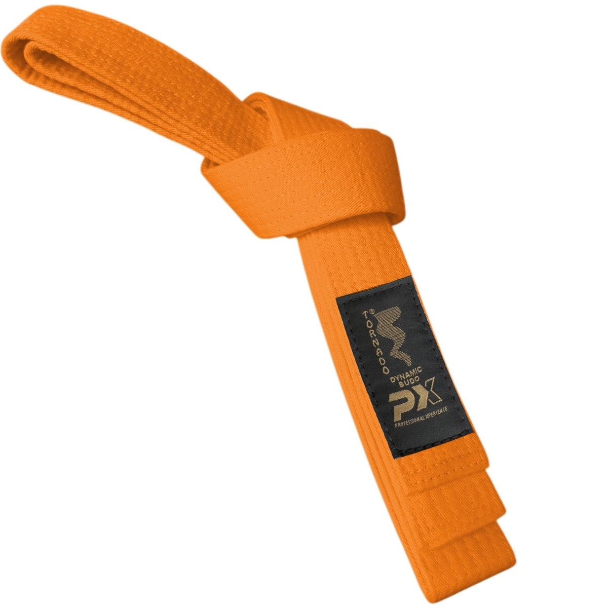 Kampfsportgürtel Orange - Budogürtel 4 cm breit, 200 bis 330 cm 8-fach gesteppt