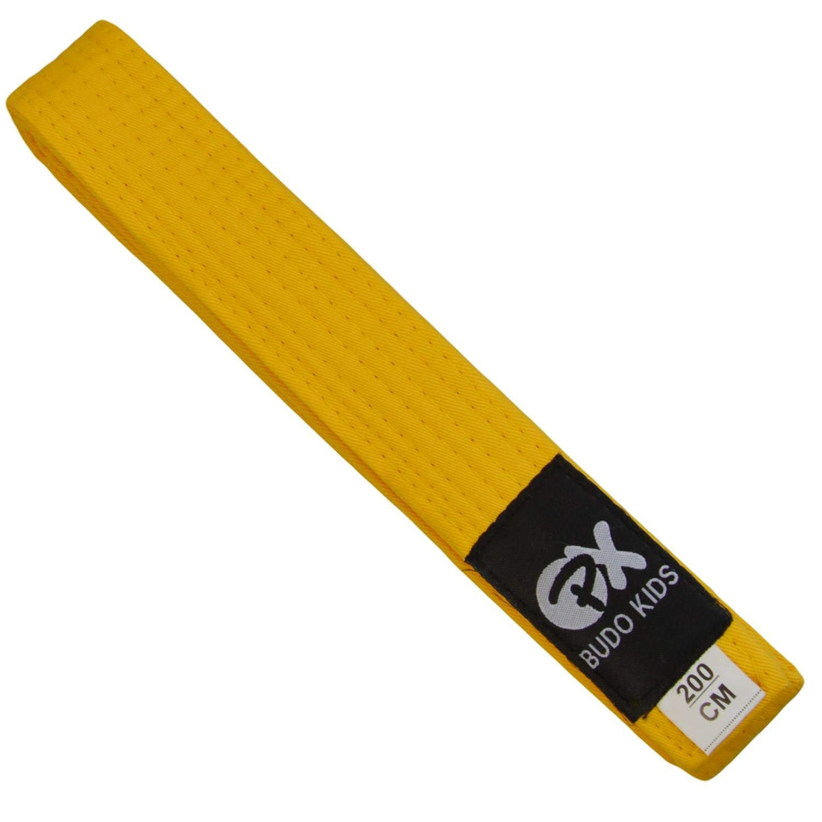 Kinder Softgürtel Gelb - 3,5 cm Breit - Kampfsportgürtel aus Baumwolle