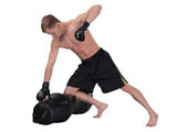 MMA Shorts weite Ausführung, schwarz - Mischgewebe