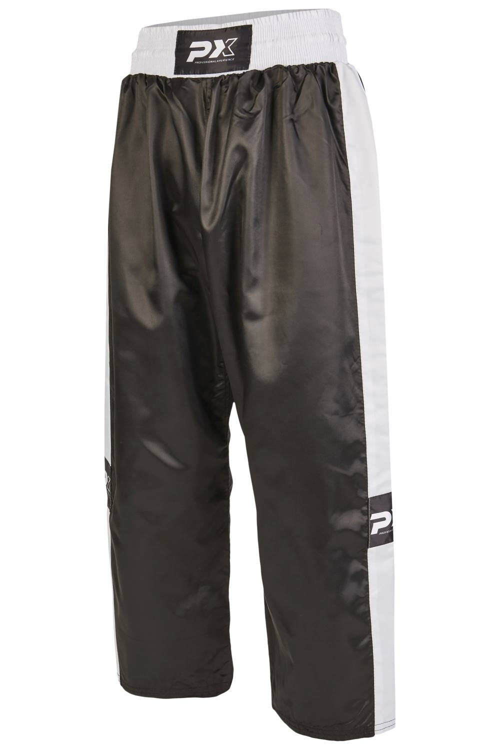 Satinhose TOPFIGHT, schwarz-weiß - Satin - mit Gummibund