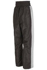 PX Kickboxhose "Dynamic", schwarz-grau Mesh - elastischer Bund mit Kordelzug
