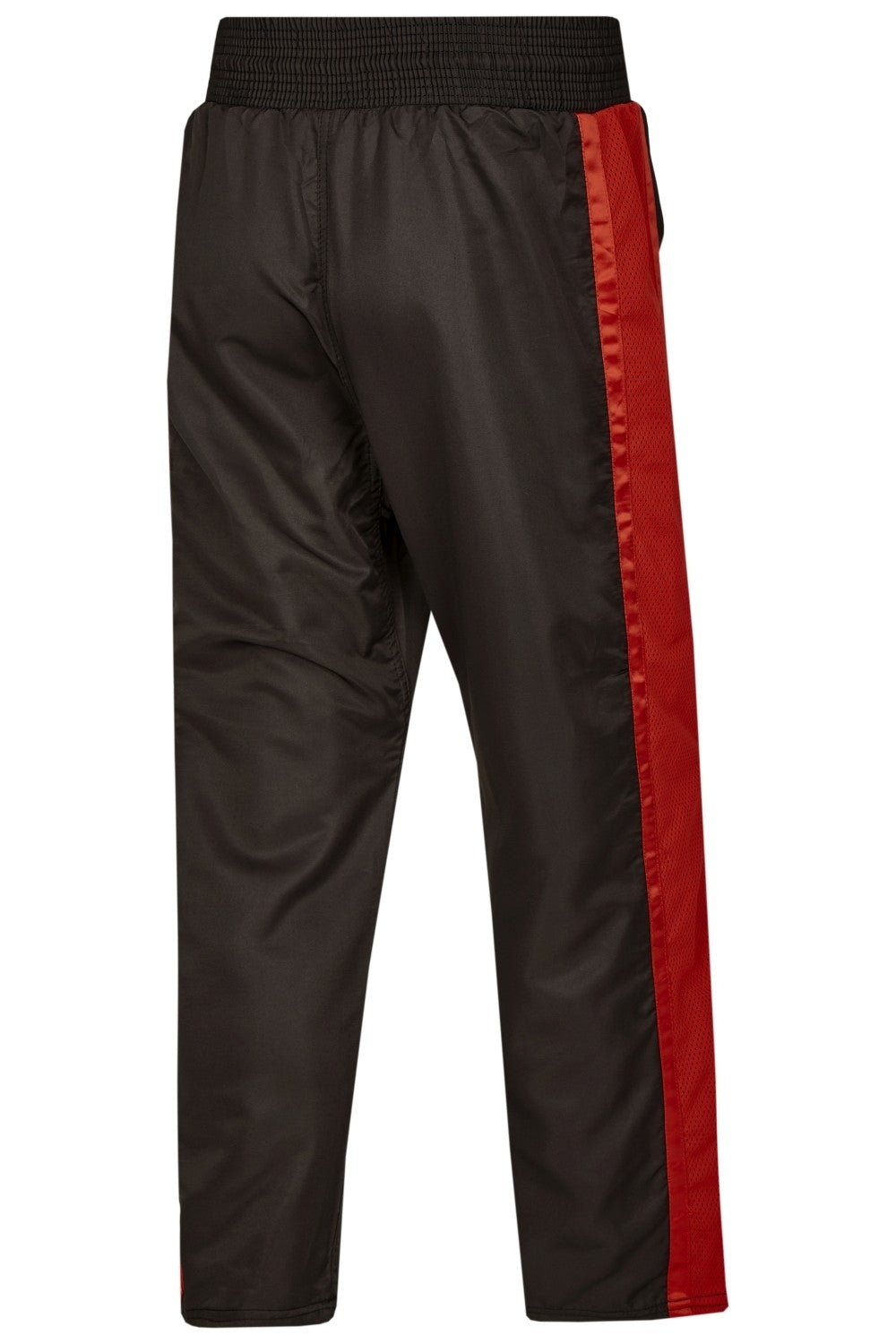 PX Kickboxhose "Dynamic", schwarz-rot Mesh - elastischer Bund mit Kordelzug
