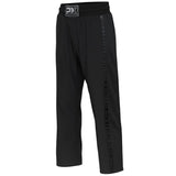 All Style Kampfsport Hose Legacy, schwarz Satin mit Mesh, Gummibund