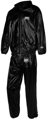 Schwitzanzug mit Kapuze PVC schwarz
