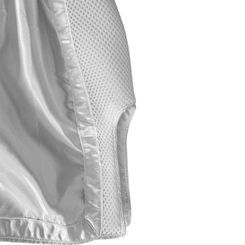 Muay Thai Shorts LEGACY weiß mit Mesh