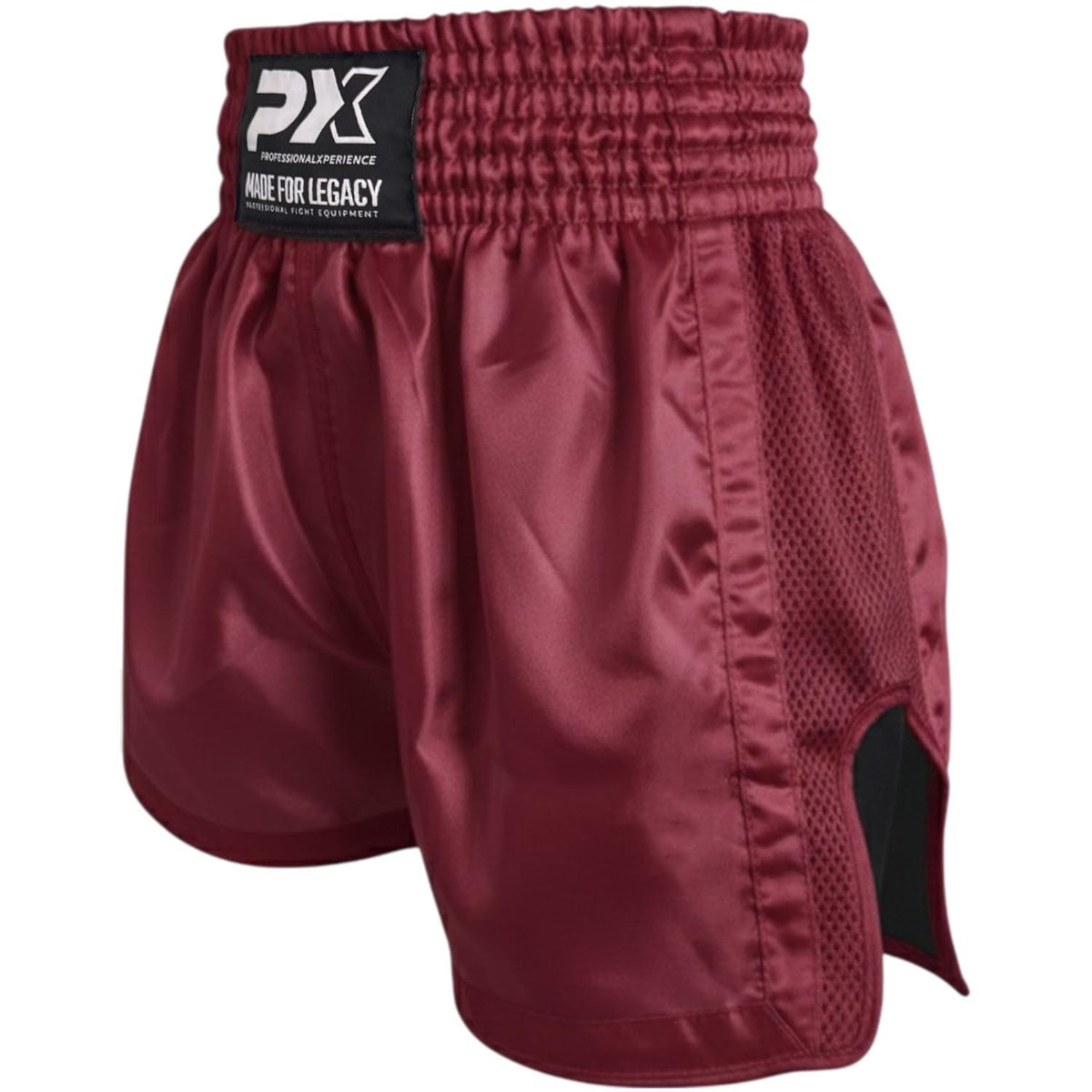 Muay Thai Shorts LEGACY burgundy mit Mesh