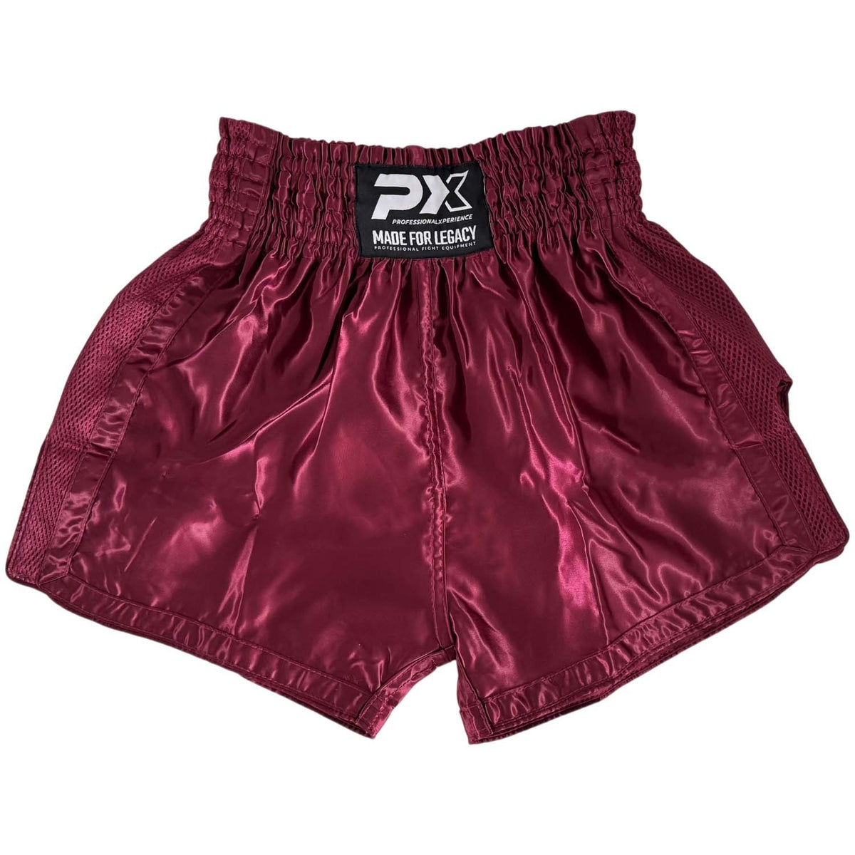 Muay Thai Shorts LEGACY burgundy mit Mesh