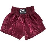 Muay Thai Shorts LEGACY burgundy mit Mesh