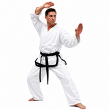 Taekwondo Anzug Meister-Dobok Traditional weiß-schwarz