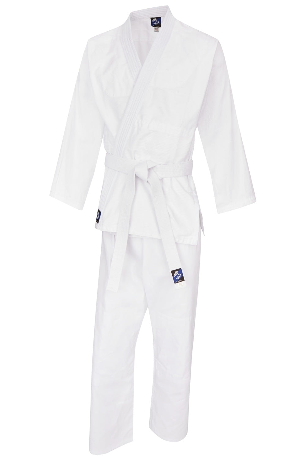 Einsteiger Judoanzug Challenge Gi 380g Weiß - Baumwolle - mit Gummibund und Knieverstärkung