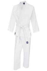 Einsteiger Judoanzug Challenge Gi 380g Weiß - Baumwolle - mit Gummibund und Knieverstärkung